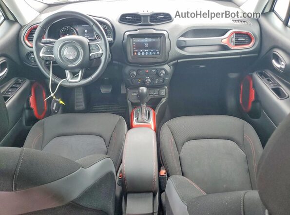 ZACNJBC11LPL51532 2020 JEEP RENEGADE White Вид панелі приладів