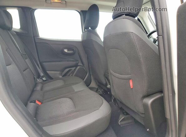 ZACNJBC11LPL51532 2020 JEEP RENEGADE White Вид задніх сидінь