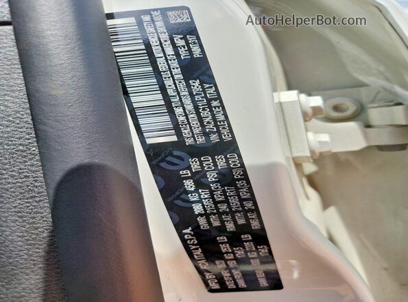 ZACNJBC11LPL79542 2020 JEEP RENEGADE White VIN կոդի պիտակի տեսք