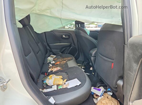 ZACNJBC12KPK32256 2019 JEEP RENEGADE White Widok wnętrza z tyłu