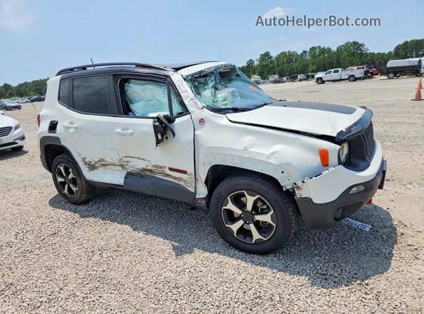 ZACNJBC12KPK32256 2019 JEEP RENEGADE White Przód prawy