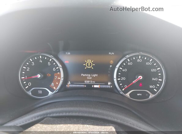 ZACNJBC14LPL77011 2020 JEEP RENEGADE Black Widok tylnych siedzeń