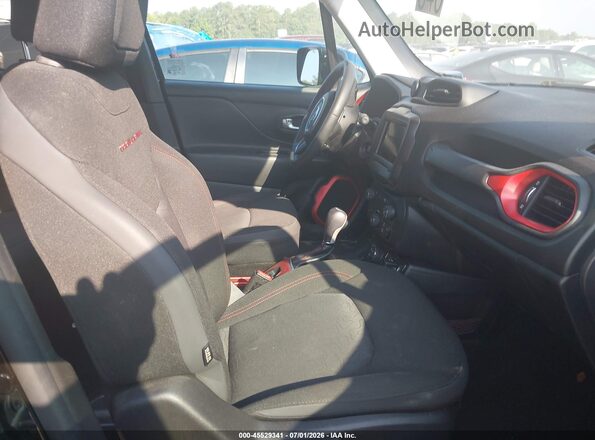 ZACNJBC14LPL77011 2020 JEEP RENEGADE Black Widok wnętrza z przodu