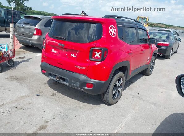 ZACNJBC16KPK07439 2019 JEEP RENEGADE Red უკანა მარჯვენა