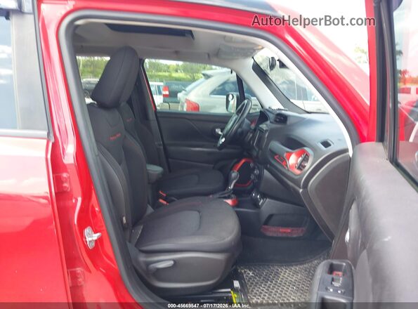 ZACNJBC16KPK07439 2019 JEEP RENEGADE Red წინა სალონის ხედი