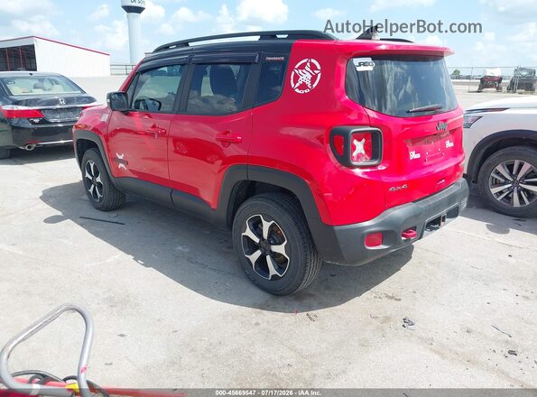 ZACNJBC16KPK07439 2019 JEEP RENEGADE Red უკანა მარცხენა