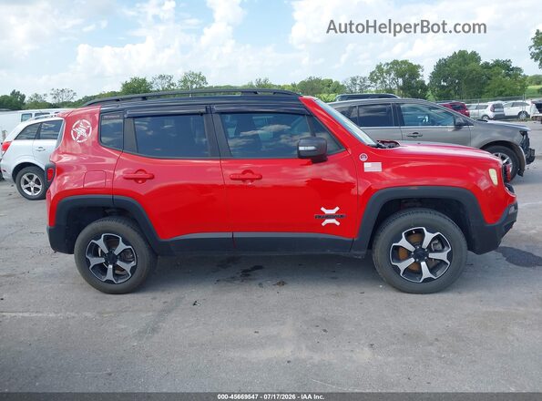ZACNJBC16KPK07439 2019 JEEP RENEGADE Red უკანა სალონის ხედი