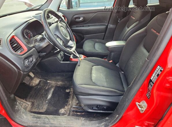 ZACNJBC16KPK22202 2019 JEEP RENEGADE Red წინა სალონის ხედი
