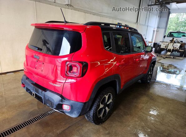 ZACNJBC16KPK22202 2019 JEEP RENEGADE Red უკანა მარჯვენა