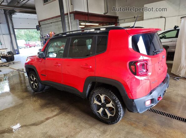 ZACNJBC16KPK22202 2019 JEEP RENEGADE Red უკანა მარცხენა
