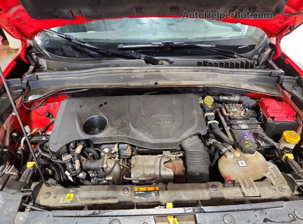 ZACNJBC16KPK22202 2019 JEEP RENEGADE Red ძრავის განყოფილების ხედი