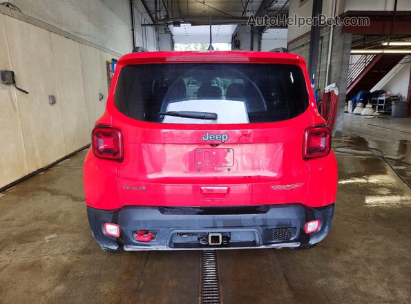 ZACNJBC16KPK22202 2019 JEEP RENEGADE Red უკანა ხედი