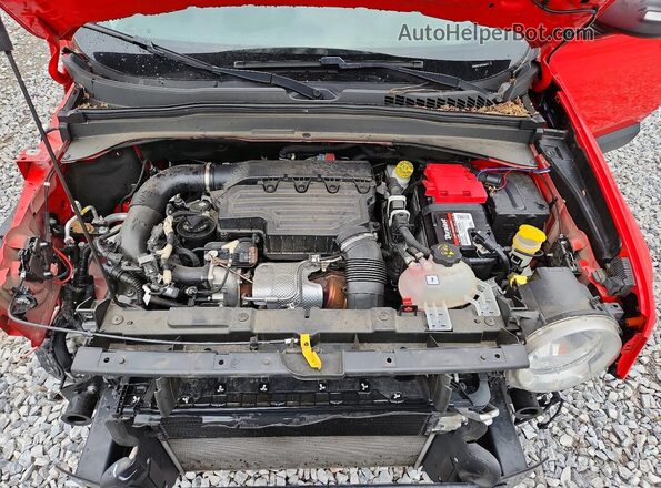 ZACNJBC16LPL09213 2020 JEEP RENEGADE Red Engine compartment view