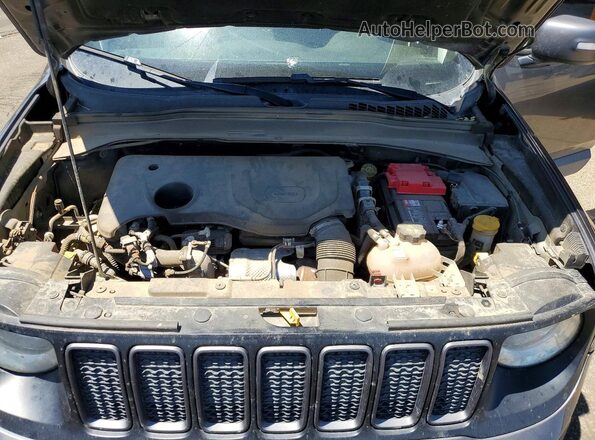 ZACNJBC17KPK64040 2019 JEEP RENEGADE Gray უკანა სალონის ხედი