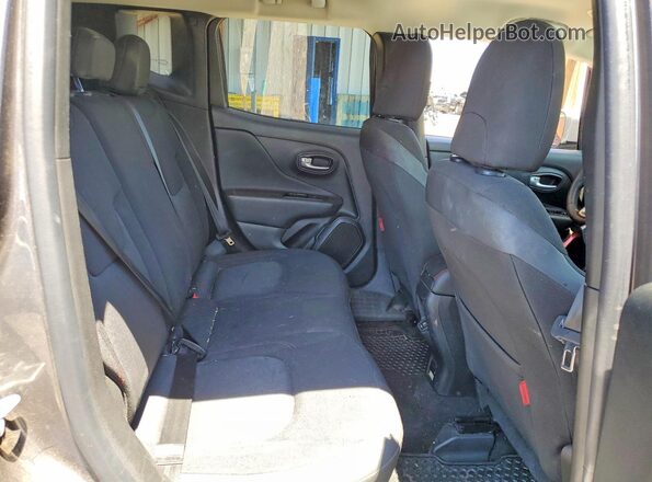 ZACNJBC17KPK64040 2019 JEEP RENEGADE Gray უკანა სავარძლების ხედი