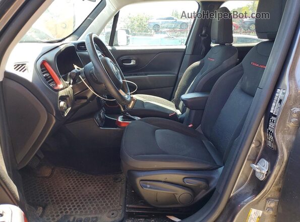 ZACNJBC17KPK64040 2019 JEEP RENEGADE Gray წინა სალონის ხედი