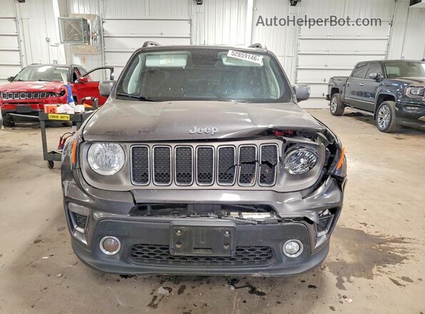 ZACNJBD14LPM04979 2020 JEEP RENEGADE Gray Front view