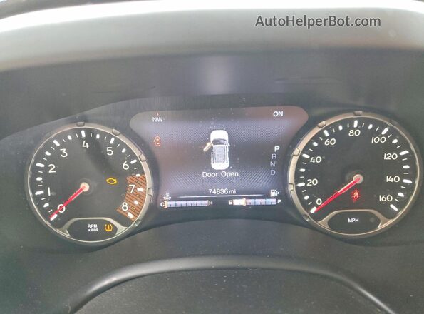 ZACNJBD16LPL98571 2020 JEEP RENEGADE Серый Вид щитка приборов