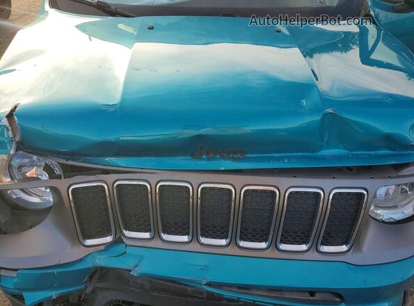 ZACNJBD18LPL77043 2020 JEEP RENEGADE Teal Engine compartment view