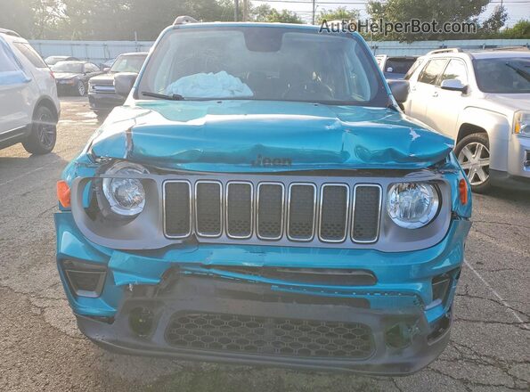 ZACNJBD18LPL77043 2020 JEEP RENEGADE Teal Front view