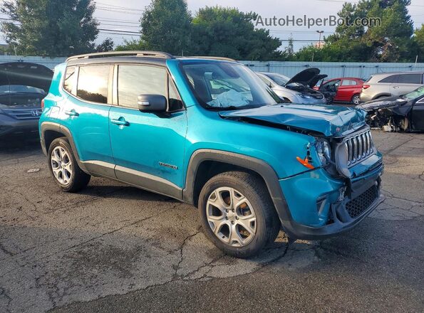 ZACNJBD18LPL77043 2020 JEEP RENEGADE Teal Front right