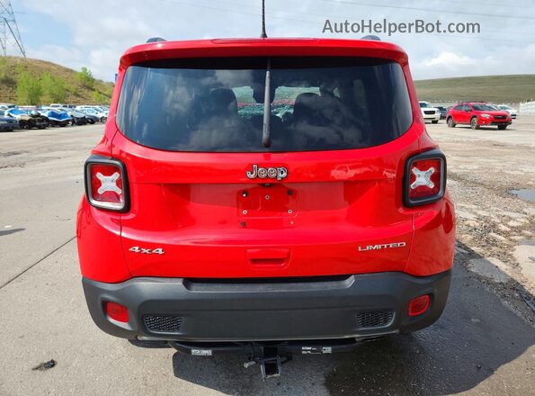 ZACNJBD18LPL89578 2020 JEEP RENEGADE Red Հետևի տեսք