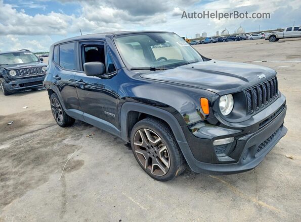 ZACNJCAB2MPM28623 2021 JEEP RENEGADE Black Front right