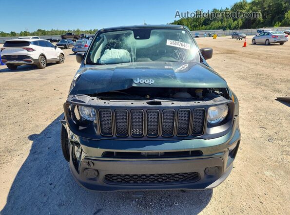 ZACNJCAB2MPM52601 2021 JEEP RENEGADE Green Front view