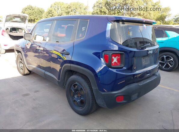 ZACNJCAB2MPM53456 2021 JEEP RENEGADE Dark Blue Հետևի ձախ