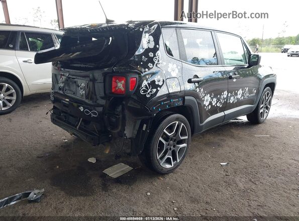 ZACNJCAB4MPM21740 2021 JEEP RENEGADE Black Tył prawy