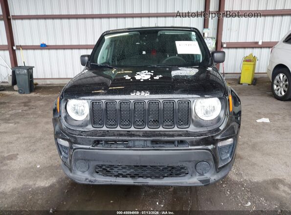 ZACNJCAB4MPM21740 2021 JEEP RENEGADE Black Widok zestawu wskaźników