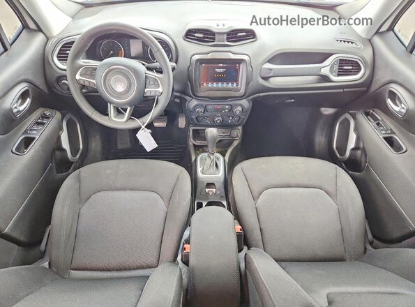 ZACNJCAB4MPM29756 2021 JEEP RENEGADE White Widok deski rozdzielczej