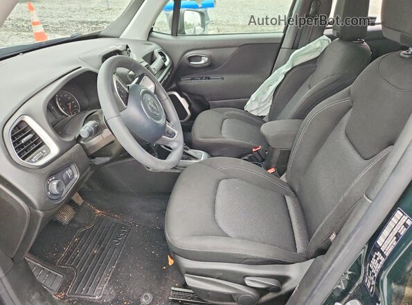ZACNJCAB5MPM33993 2021 JEEP RENEGADE Green Widok wnętrza z przodu