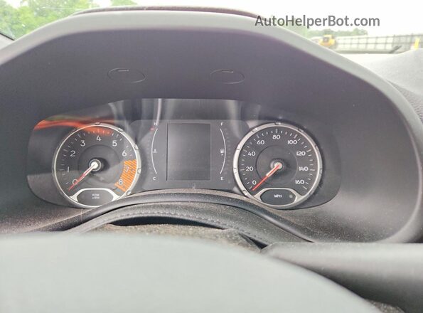 ZACNJCAB5MPM33993 2021 JEEP RENEGADE Green Widok zestawu wskaźników