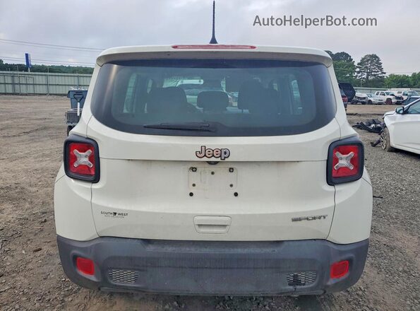 ZACNJCAB5MPM45948 2021 JEEP RENEGADE White Rear view