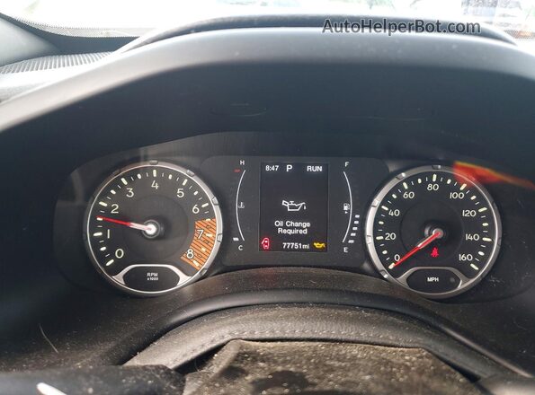 ZACNJCAB5MPM45948 2021 JEEP RENEGADE White Instrument cluster view