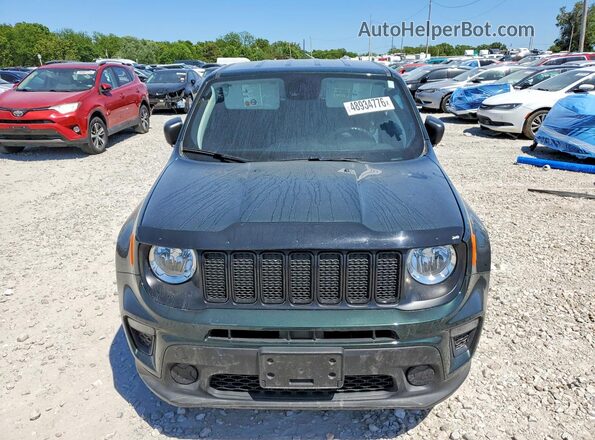 ZACNJCAB9MPM58346 2021 JEEP RENEGADE Green Դիմացի տեսք