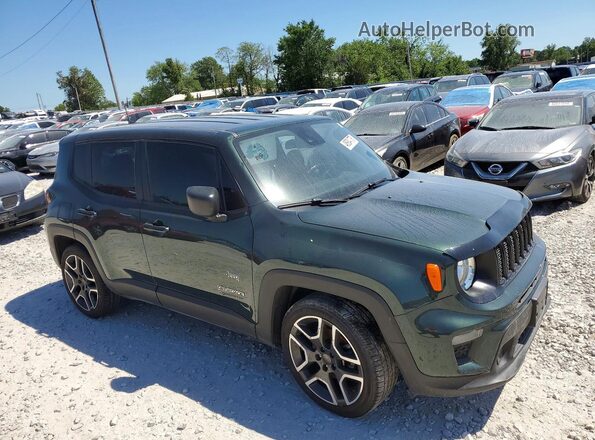 ZACNJCAB9MPM58346 2021 JEEP RENEGADE Green Առջևի աջ