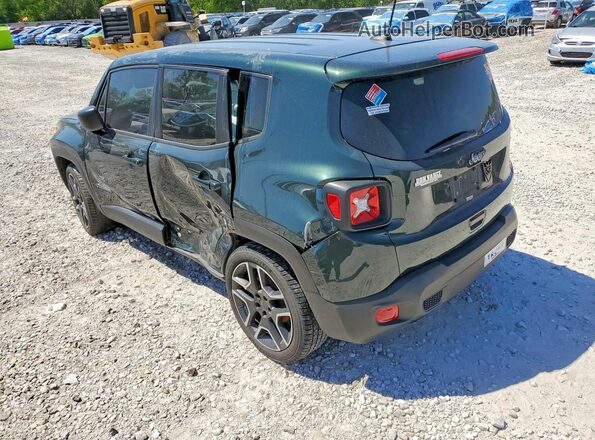 ZACNJCAB9MPM58346 2021 JEEP RENEGADE Green Հետևի ձախ