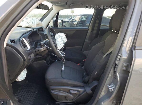 ZACNJCB10MPM24026 2021 JEEP RENEGADE Gray წინა სალონის ხედი