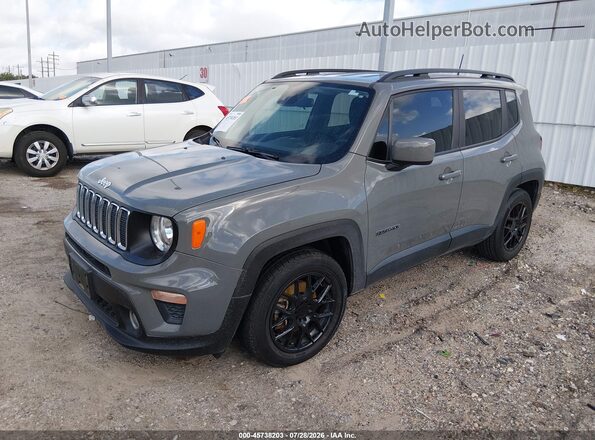 ZACNJCBB1MPM31804 2021 JEEP RENEGADE Gray Առջևի ձախ երեք քառորդ տեսարան