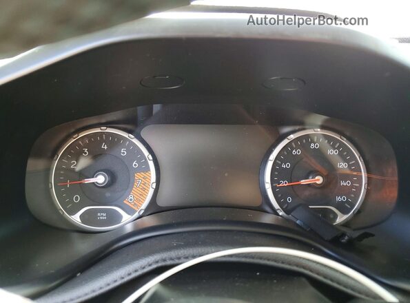 ZACNJCBB3MPM95875 2021 JEEP RENEGADE Black Instrument cluster view