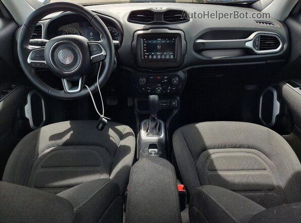ZACNJCBB4MPN31198 2021 JEEP RENEGADE Gray Widok deski rozdzielczej