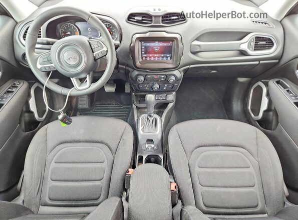 ZACNJCBB5MPN28116 2021 JEEP RENEGADE Black Widok deski rozdzielczej