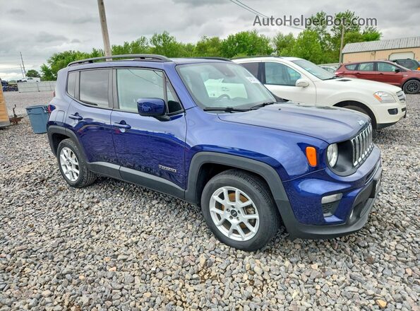 ZACNJCBB8MPM23991 2021 JEEP RENEGADE Blue Przód prawy