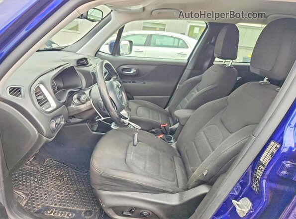 ZACNJCBB8MPM23991 2021 JEEP RENEGADE Blue Widok wnętrza z przodu