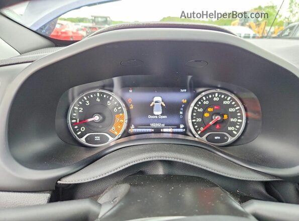 ZACNJCBB8MPM23991 2021 JEEP RENEGADE Blue Widok zestawu wskaźników