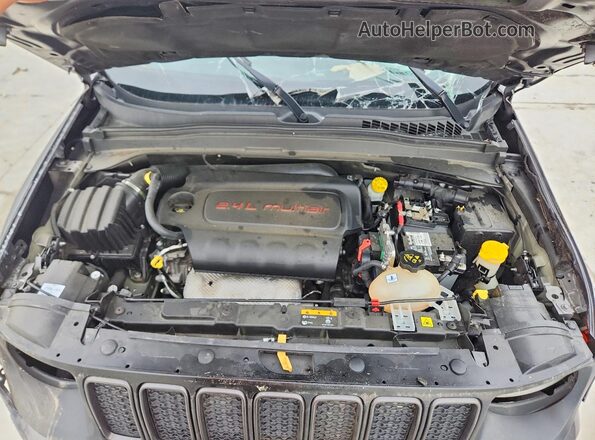 ZACNJCBB9MPM33462 2021 JEEP RENEGADE Gray Вид підкапотного простору
