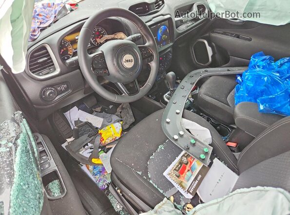 ZACNJCBB9MPM33462 2021 JEEP RENEGADE Gray Вид панелі приладів