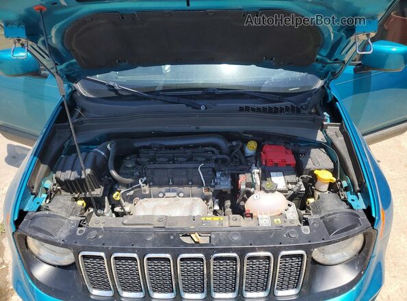 ZACNJCBBXMPN10260 2021 JEEP RENEGADE Turquoise Շարժիչի բաժամունքի տեսք